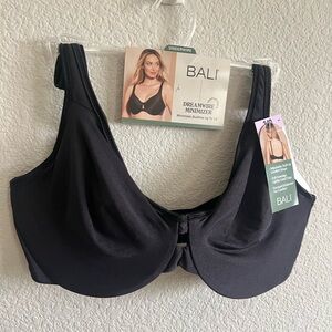 NWT Bali Dreamwire Minimizer, Underwire, Bra, Black 34D